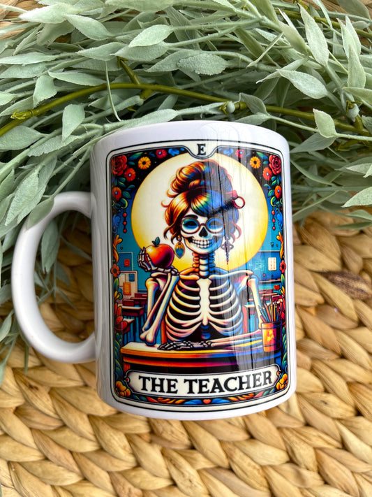 Skeleton Teacher Mug